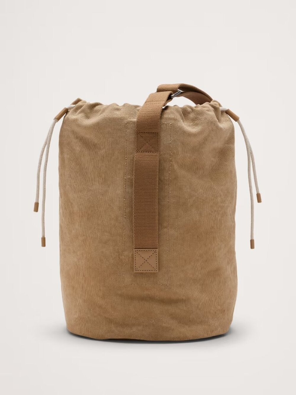 NWT Banana Republic Canvas Crossbody Drawstring Tote in Sand/Khaki - Great bags